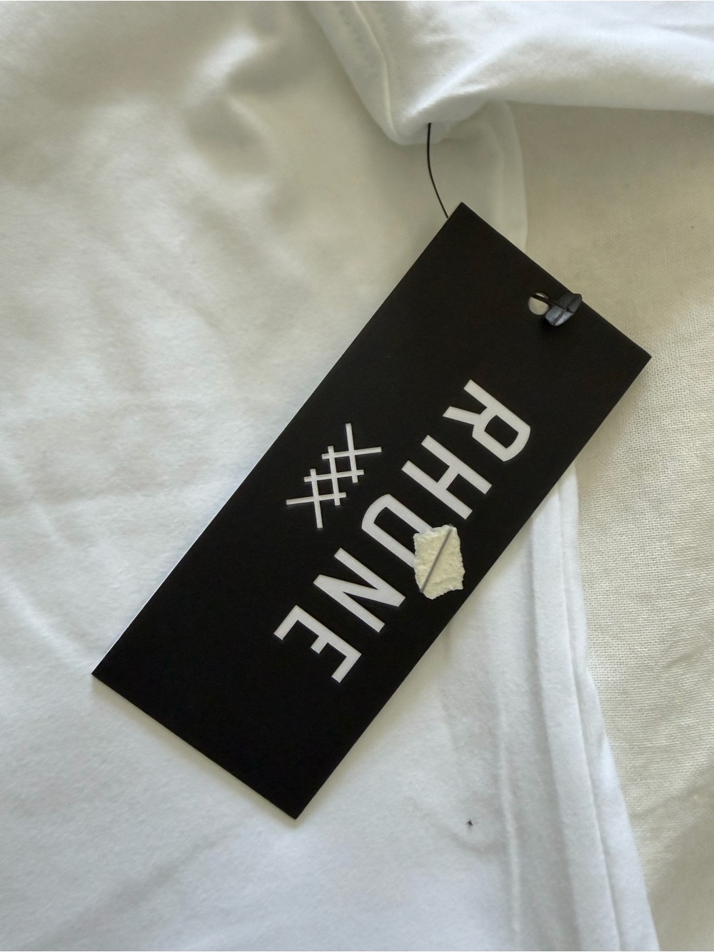RHONE Men’s White Athleisure Short Sleeve Performance Reign Tee - Picture 11 of 14